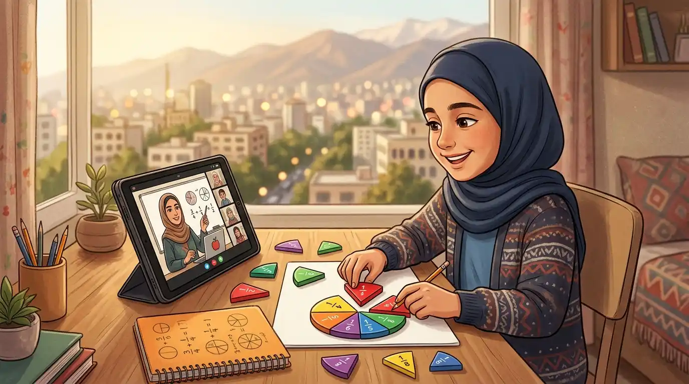 تدریس ریاضی چهار دبستان در تهران