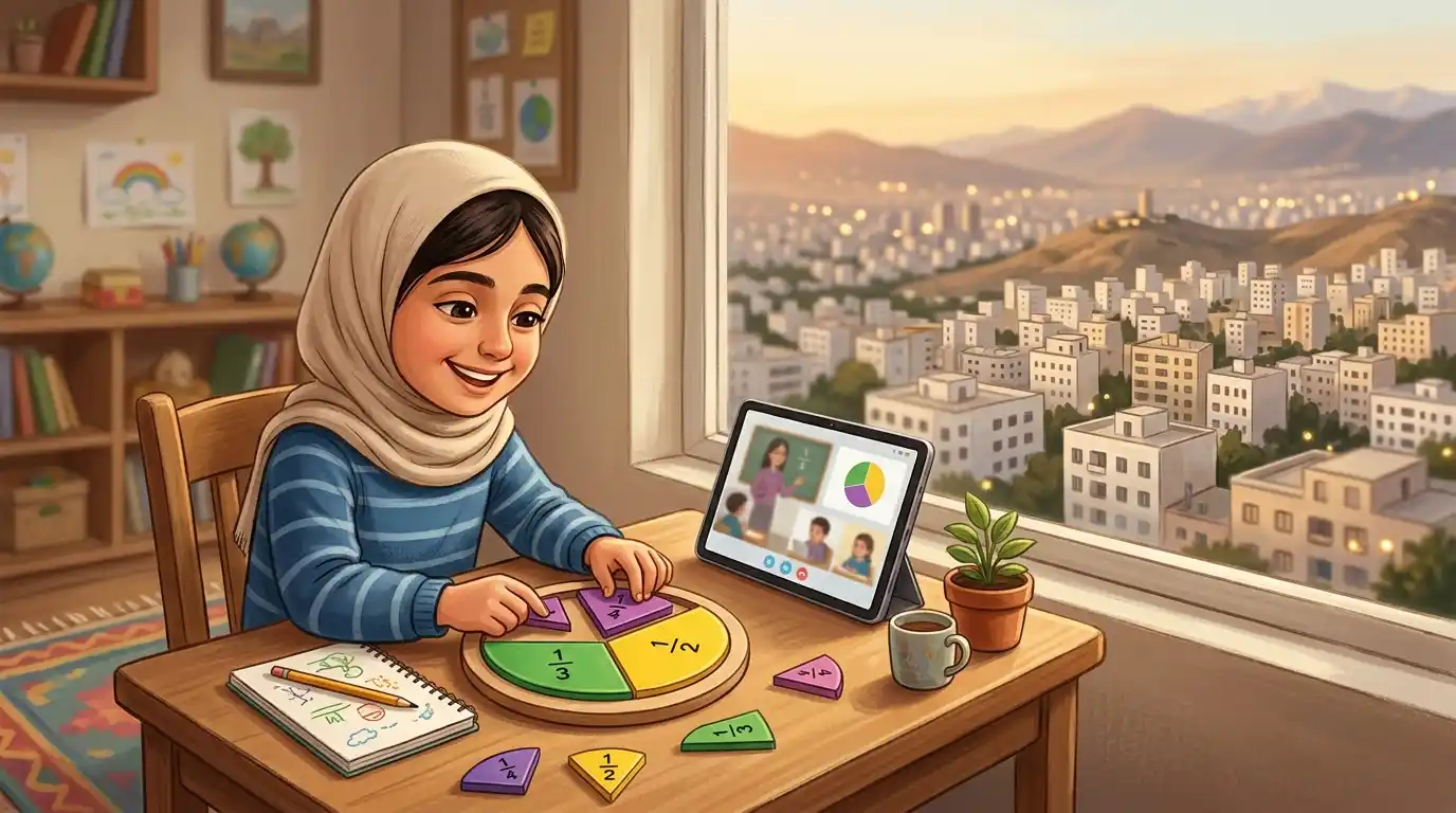 تدریس ریاضی چهارم دبستان در شرق تهران