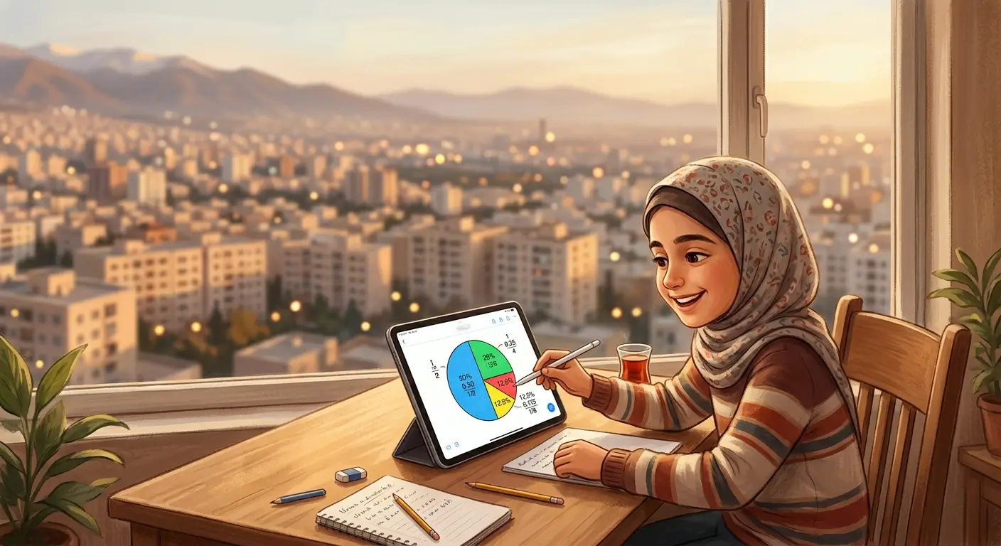 تدریس ریاضی پنجم دبستان در شرق تهران
